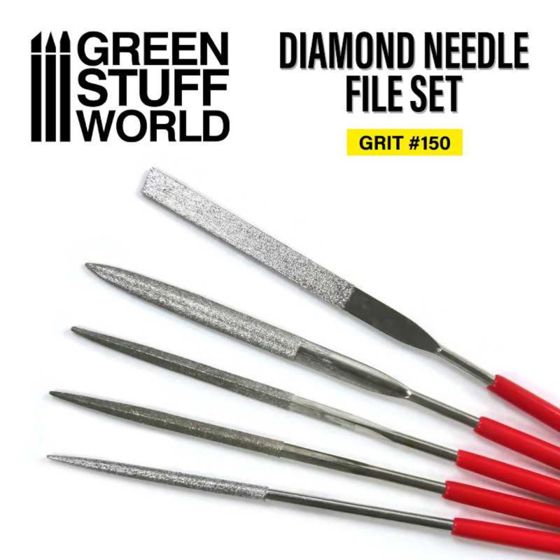 Green Stuff World: Sada pilníků Diamond Needle, 5 ks