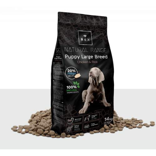 Rex Natural Range Puppy Large Breed Chicken & Rice 14kg