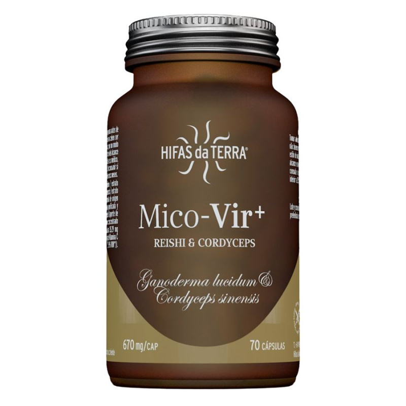 Hifas da Terra Mico-Vir+ 70 kapslí (Reishi a Cordyceps)