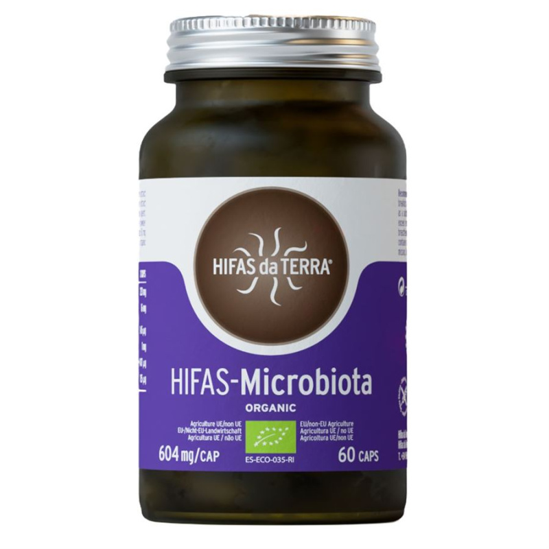 Hifas da Terra HIFAS-Microbiota 60 kapslí Bio (Hericium, Reishi, Hlíva, Maitake)