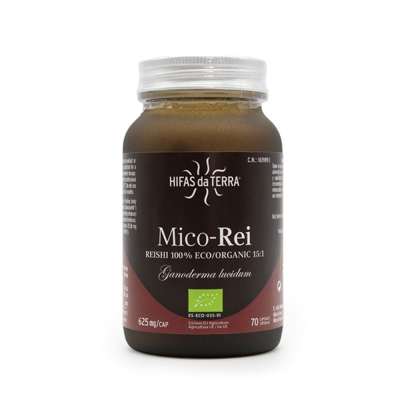 Hifas da Terra Mico-Rei 70 kapslí Bio (Reishi)