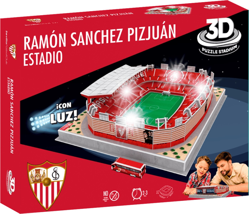 3D PUZZLE STADIUM Svítící 3D puzzle Stadion Ramón Sánchez-Pizjuán - FC Sevilla