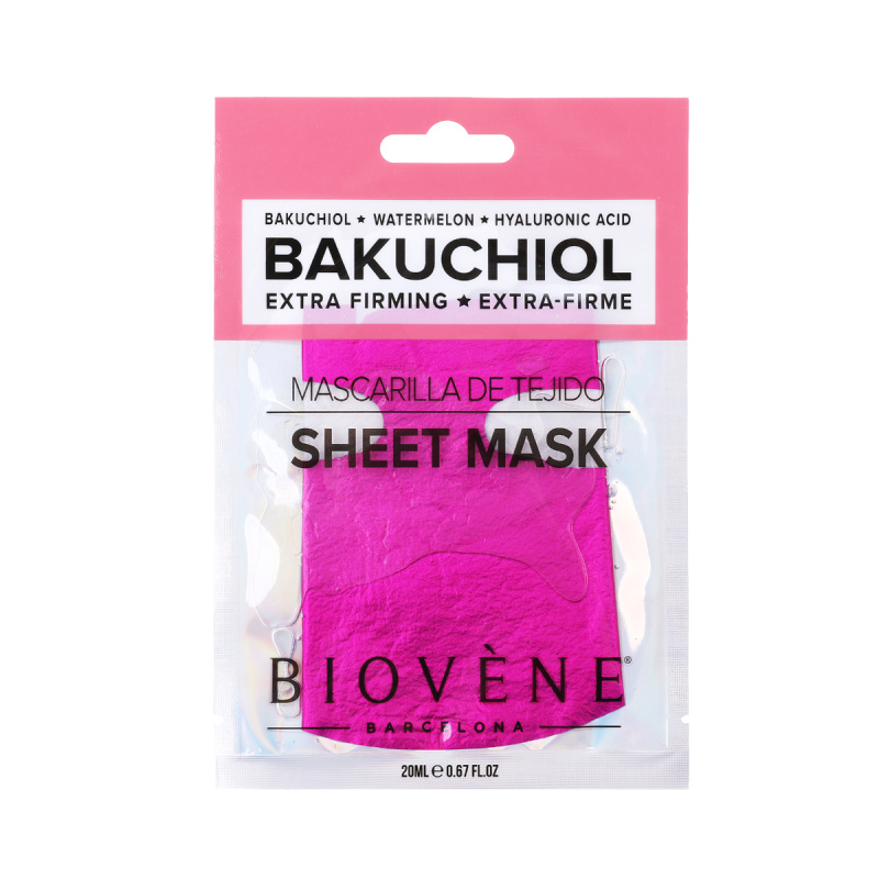 BIOVÉNE Bakuchiol plátýnková maska s melounem 20 ml