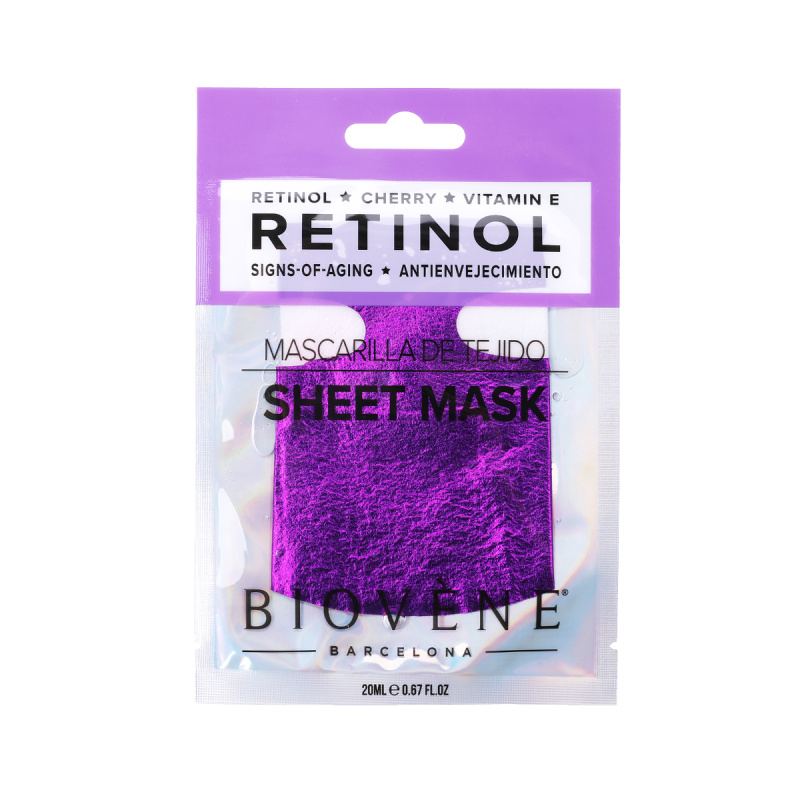 BIOVÉNE Retinol plátýnková maska proti stárnutí 20 ml