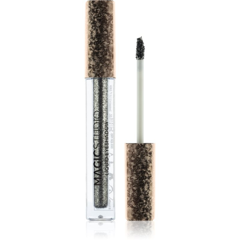 Magic studio Liquid Eyeshadow třpytivé tekuté oční stíny 02 Silver 3 ml