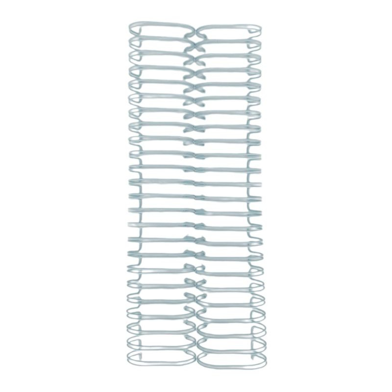 Drátová kroužková vazba 3,8cm světle modrá (2ks)