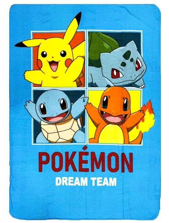 Flísová deka Pokémon 100 × 140 cm