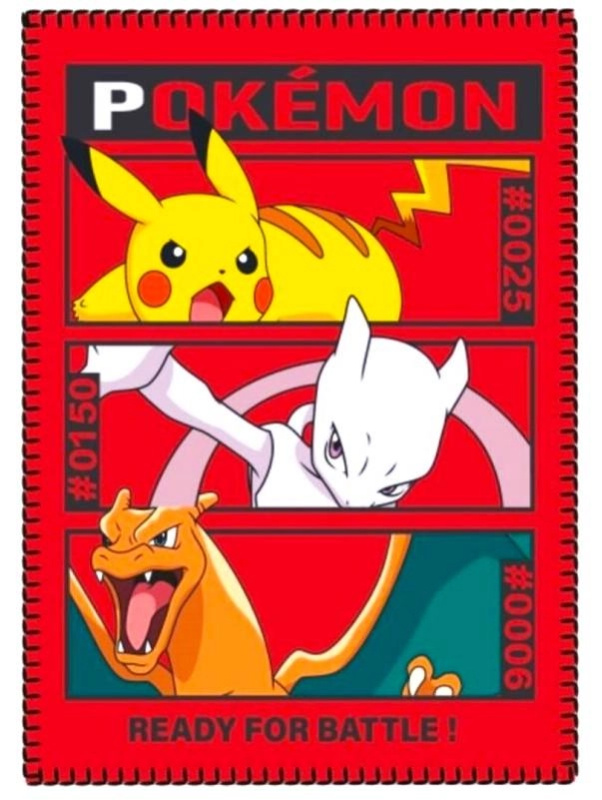 Flísová deka Pokémon