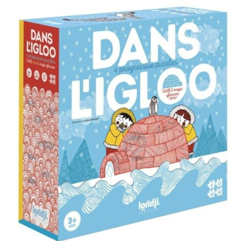 Kdo se ukrývá v iglů - puzzle z kategorie 15 - 60 dílků