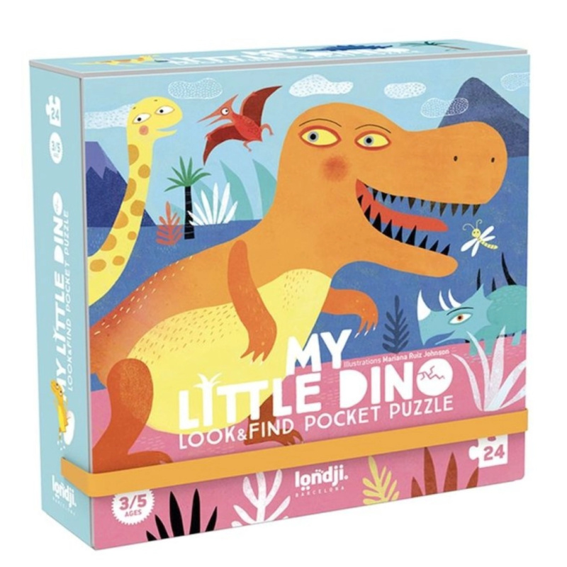 Kapesní puzzle Můj kamarád Dinosaurus - 24 dílků