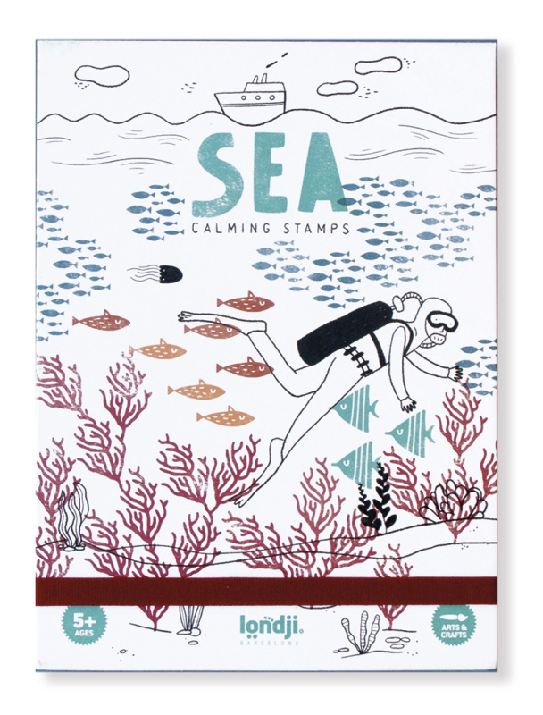 Razítkovací set Calm Stamps - Sea - hra z kategorie Vzdělávací hry