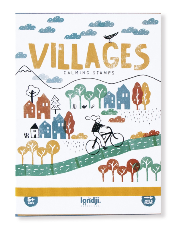 Razítkovací set Calm Stamps - Villages - hra z kategorie Vzdělávací hry