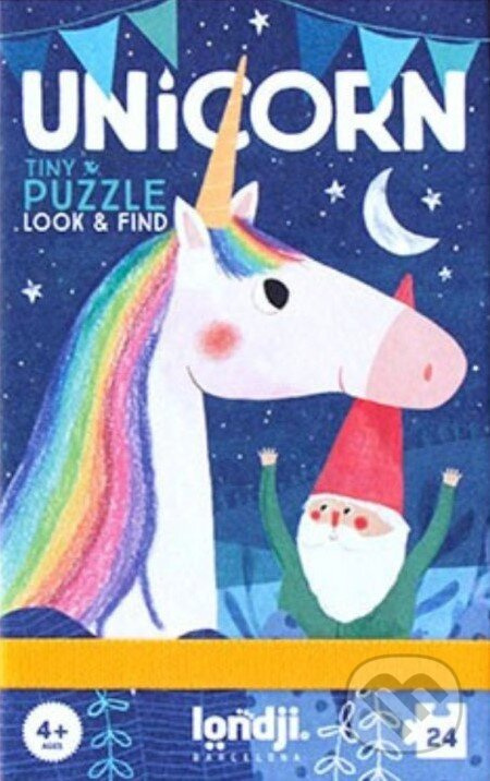 LONDJI Kapesní puzzle Jednorožec - 24 pcs