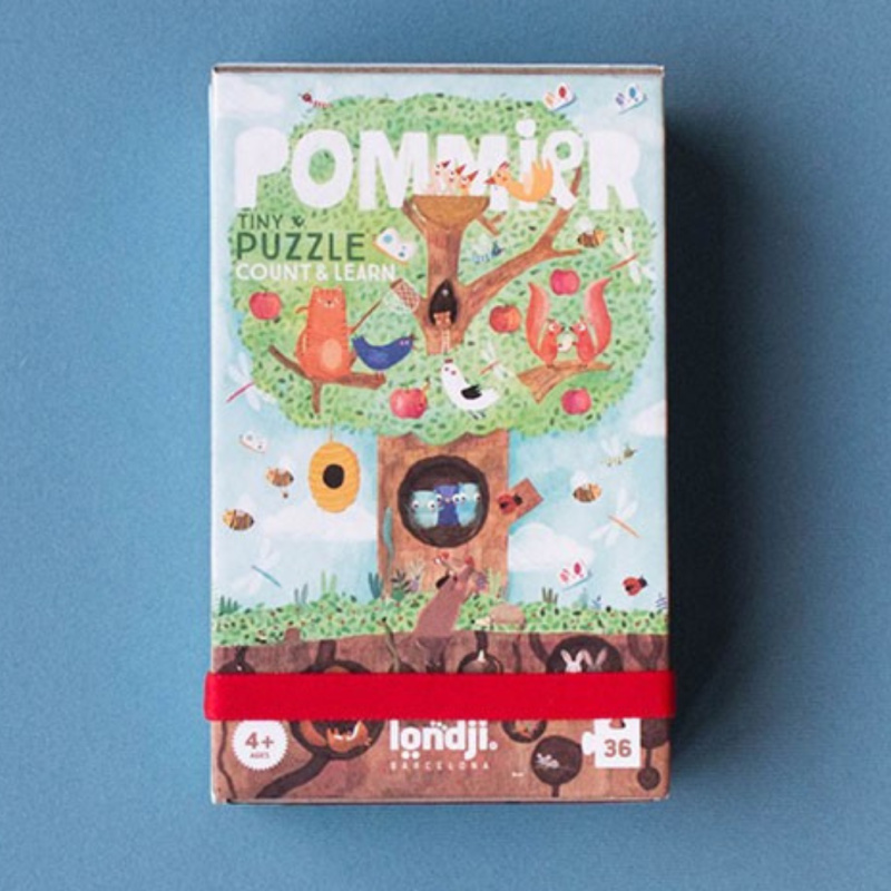 LONDJI Kapesní puzzle Tiny Jabloň - 36 pcs