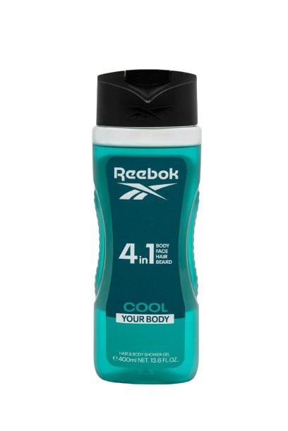 Reebok Move Your Spirit osvěžující sprchový gel 4 v 1 400 ml