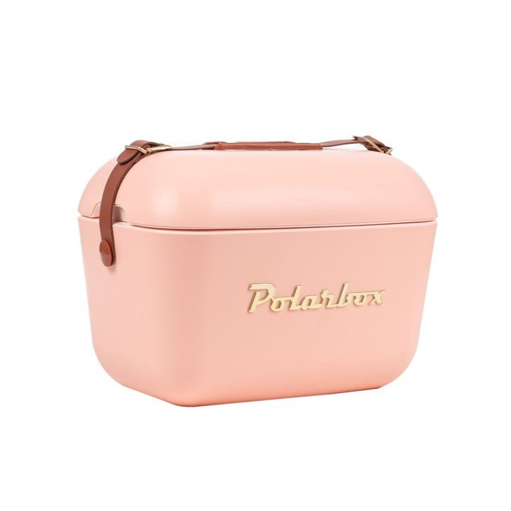 Polarbox Chladicí box Classic Gold 20 l, korálová PLB20/CORAL/GOLD