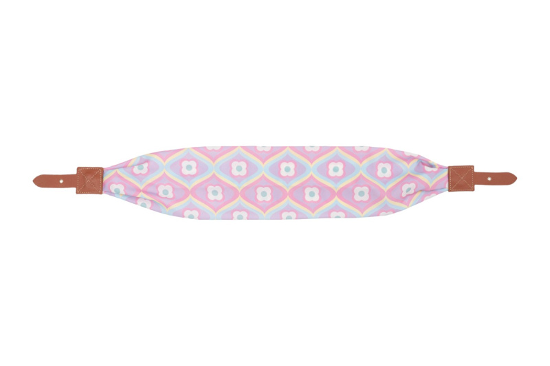 Polarbox Látkový popruh Classic, vzor Retro, ružová PLBSTRAP9330