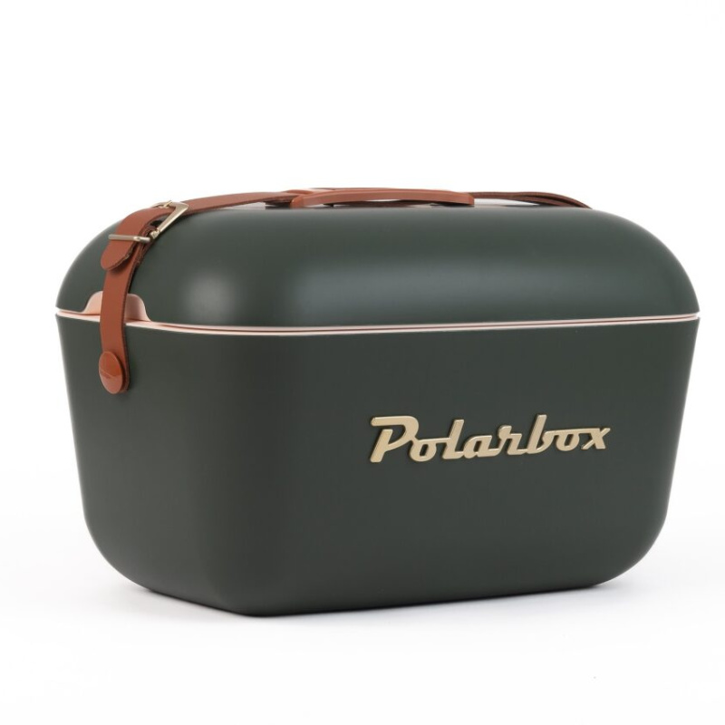 Polarbox Chladicí box Classic Gold 12 l, olivová PLB12/GF/GOLD