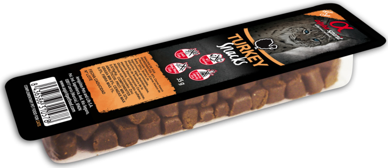 Alpha Spirit Cat Turkey Snacks 35 g