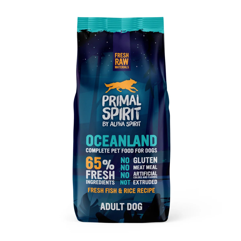 Primal Spirit Dog 65% Oceanland  12 kg