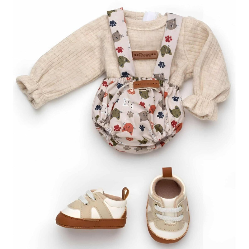 obleček pro opičku miminko reborn 32 cm s botičkami