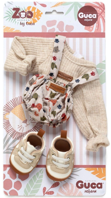 obleček pro opičku miminko reborn 32 cm s botičkami