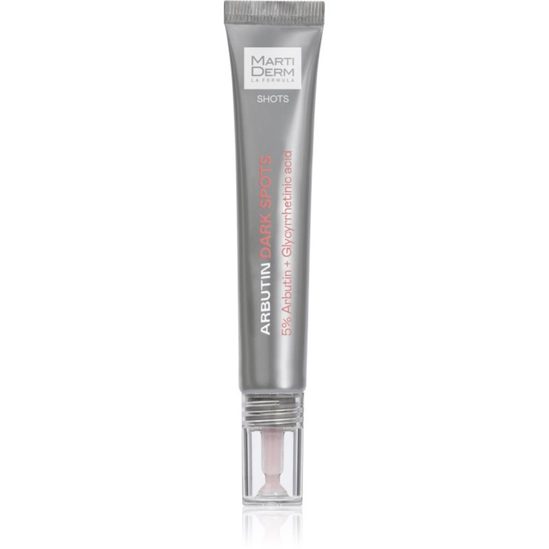 MartiDerm Shots Arbutin Dark Spots pleťové sérum proti pigmentovým skvrnám 20 ml