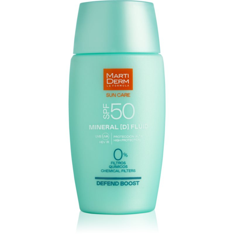 MartiDerm Sun Care Mineral D Fluid minerální opalovací fluid na obličej SPF 50 50 ml