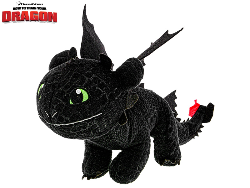 Plyšový drak Bezzubka Toothless 15 cm