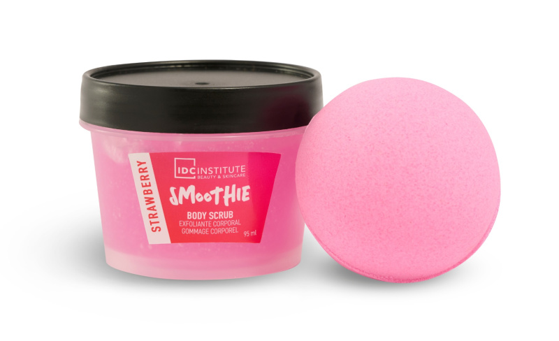 IDC Institute - Smoothie Mini Bath Set Jahoda  Dárková kosmetická sada