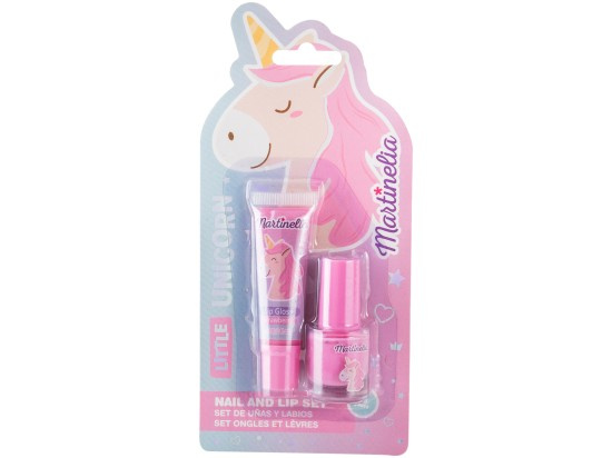 Martinelia Little Unicorn Nail & Lip Set dárková sada pro děti