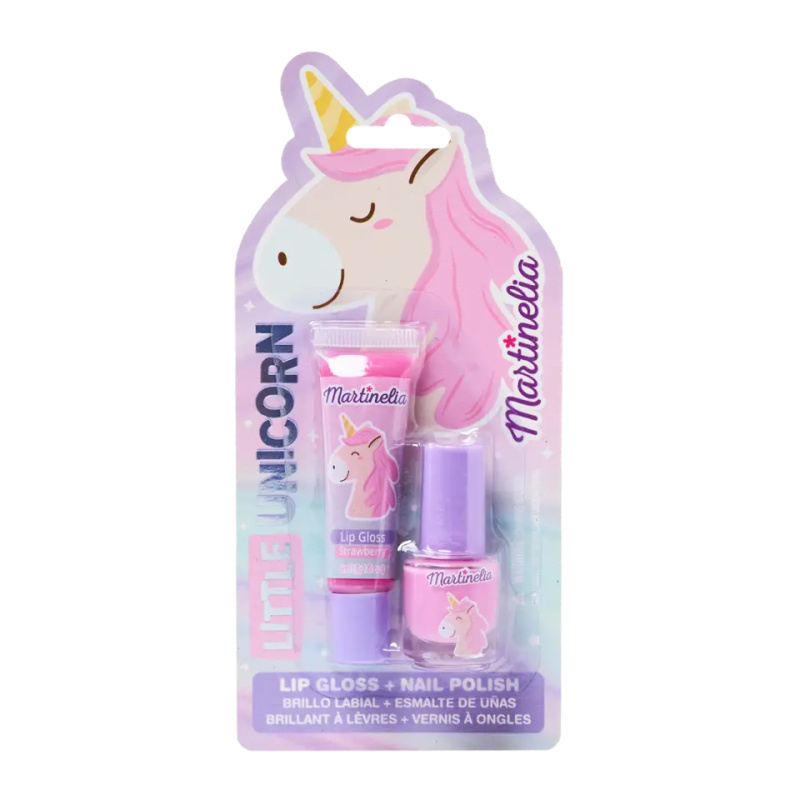 Martinelia Little Unicorn Nail & Lip Set dárková sada pro děti