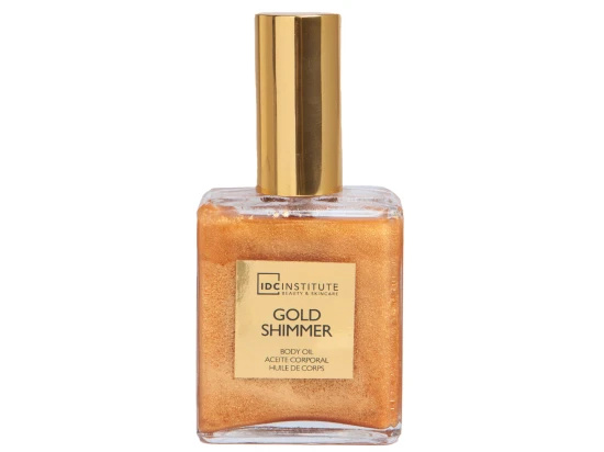 IDC Institute Gold Shimmer suchý bronzový olej na tělo 50 ml