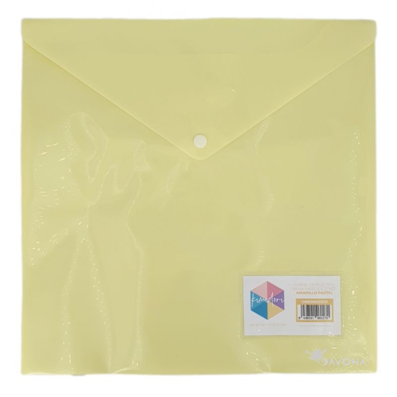 Desky na papíry 33x33cm žlutá (1ks)