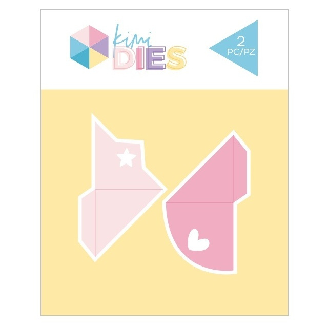 Ozdobné rohy - vyřezávací kovové šablony (2ks)