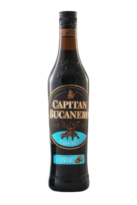 Rum Capitan Bucanero Elixír Coffee 7 yo 34% 0,7 l