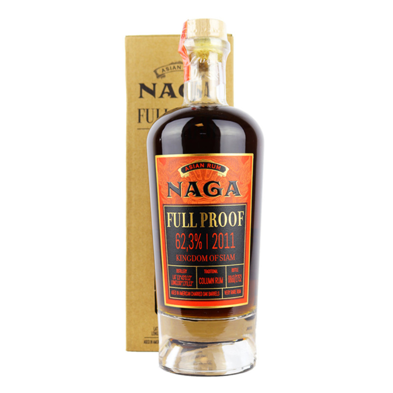 Naga Rum Naga Full Proof Kingdom of Siam 2011 62,3% 0,7l (dárková krabice)