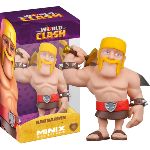 Minix World of Clash Barbarian 12 cm Vícebarevná