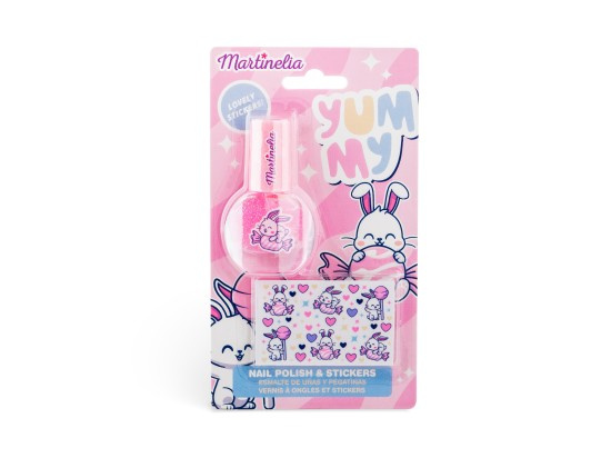 Martinelia Yummy Polish & Stickers sada pro děti 1 ks