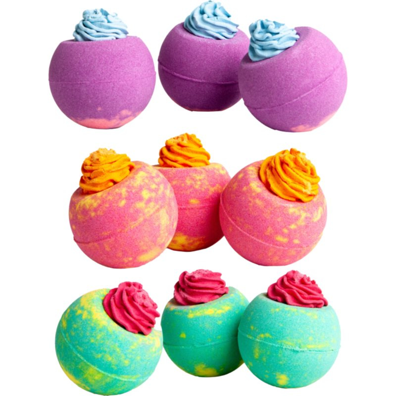 IDC Institute Cocktail Bar koupelová bomba 9x9 ks