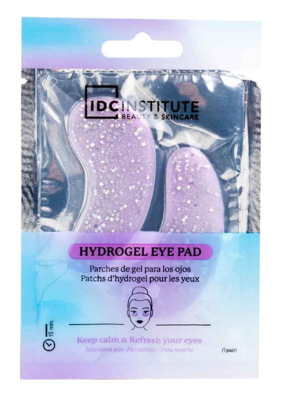 IDC Institute Glitter Eye Purple maska na oční okolí 1 ks
