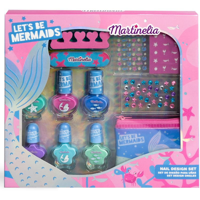 Martinelia Let´s be Mermaid Nail Design set na nehty pro děti 3+