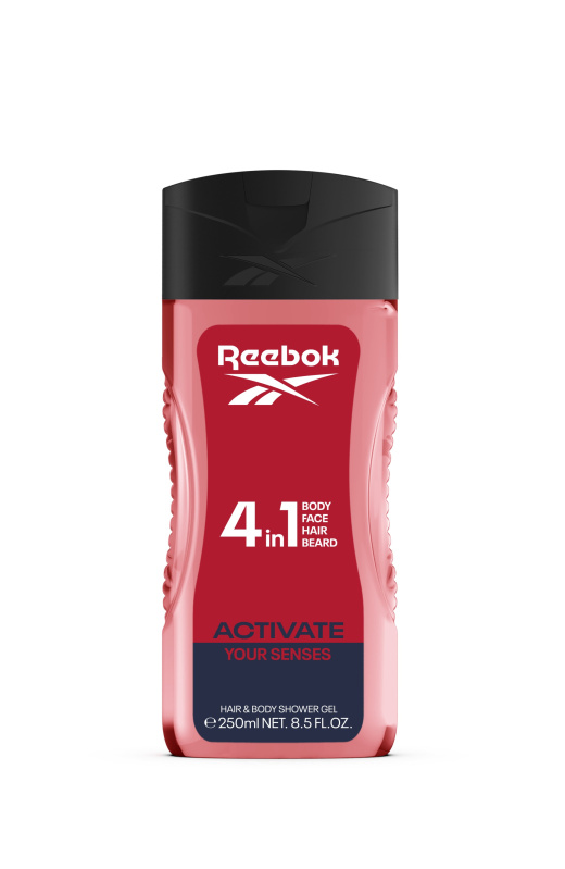 Reebok Activate Your Senses sprchový gel pro muže 4in1 250 ml