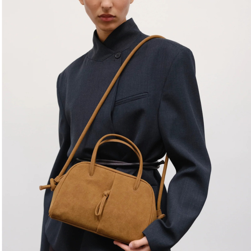 ÖLEND Kabelka Mini Brooklyn Suede - Brown
