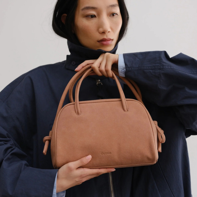 ÖLEND Kabelka Mini Brooklyn Suede - Dust Pink
