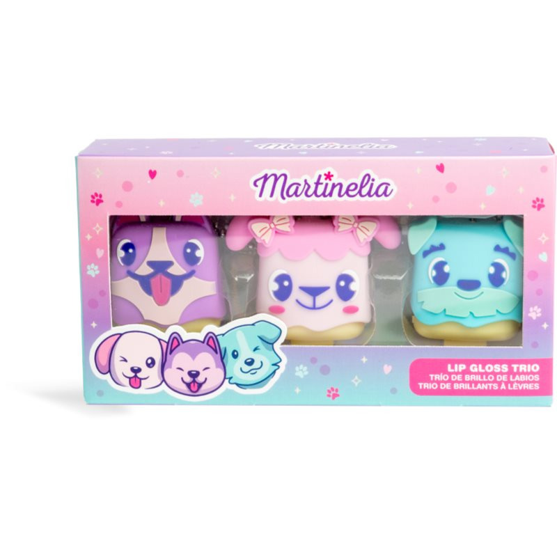 Martinelia Lip Gloss Trio sada lesků na rty pro děti