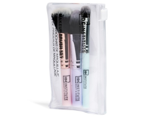 IDC Institute Make Up sada štětců na líčení očí 3 ks