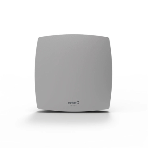 Axiální koupelnový ventilátor CATA DX NEO 10 s časovým doběhem stříbrný