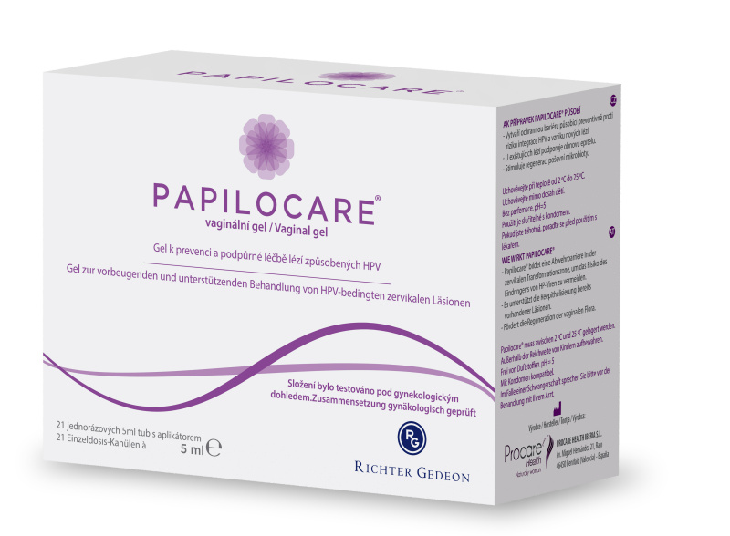 PAPILOCARE Vaginální gel 21 x 5 ml