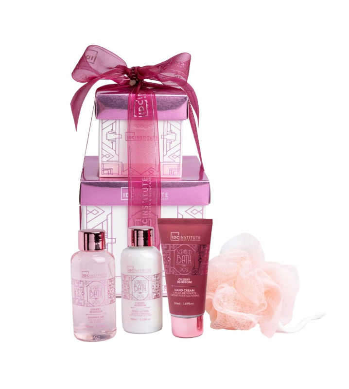 IDC Institute Scented Bath Rose Double Gift Set dárková sada pro ženy